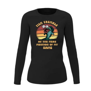 Fish Tremble Women Long Sleeve Shirt